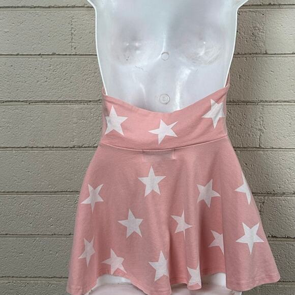 Wildfox Star Pink Halter Peplum Top size S - Picture 8 of 8